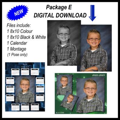 school photo package E- digital download